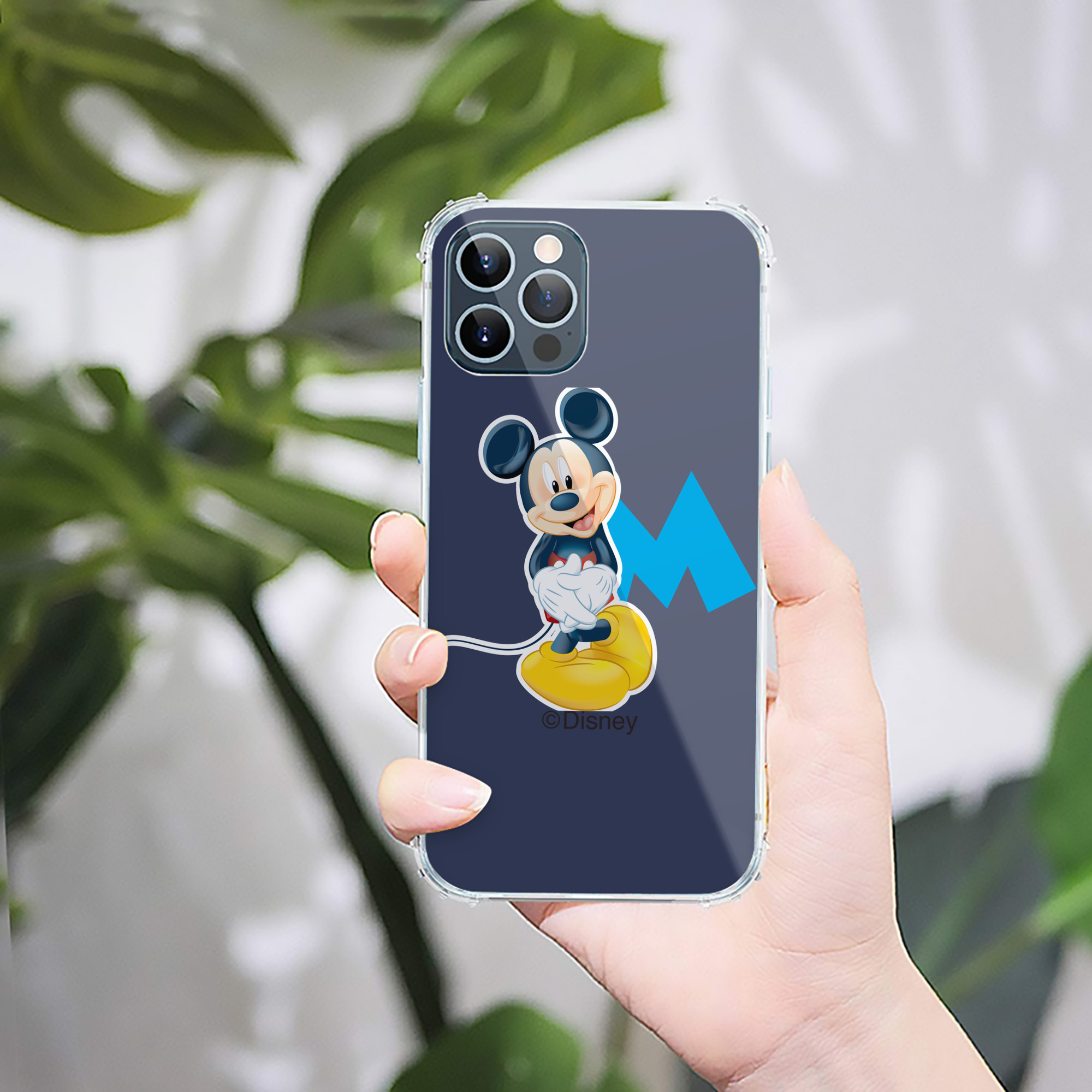 ミッキーマウス Mickey Mouse 【iPhone 12シリーズ対応】透明スマホケース（クリアソフトケース）